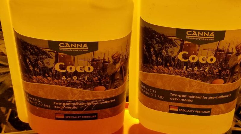 Canna coco A/B is a great choice of nutrients to grow weed in coco coir