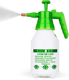 A pump spray bottle is perfect for applying Canna Rhizotonic as a foliar spray.