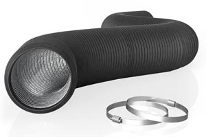 AC Infinity 6" heavy duty black ducting is perfect to make air filter intake tubes for grow tents.