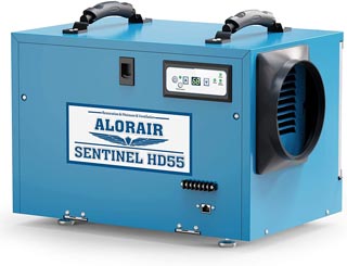 The Alorair commercial dehumidifier can remove up to 113 pints per day and is a good choice for a sealed 4x8 or 8x8 grow tent.