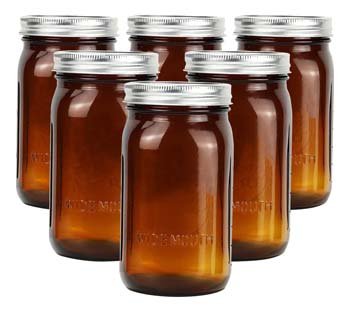 Amber mason jars block UV light from weed to prevent breakdown of THC. 