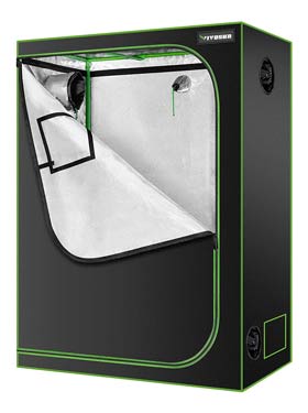 The Vivosun 4x2 grow tent is a good cheap grow tent for drying weed.