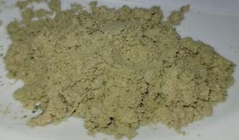 This pile of kief is perfect for kief butter recipes.