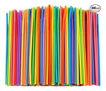 Plastic straws hold about one teaspoon of medicated THC honey per stick.