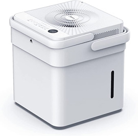 The Midea Cube wifi dehumidifier has a short nested mode that's perfect for use inside 4x4 tents.