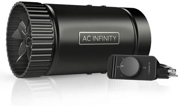 AC Infinity makes a quiet duct booster fan which works great for air intake in grow tents and grow rooms.