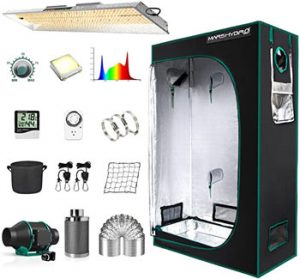 The Mars Hydro 2x4 grow tent kit complete set.