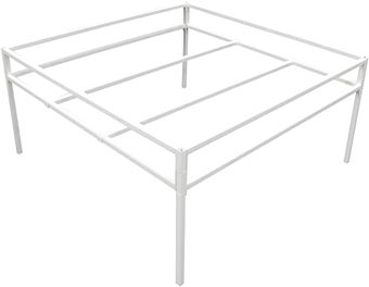 Metal drain table trays are pricy and a bit tall for most grow tents. It's cheaper to build your own.