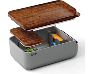 The Cubbi weed stash box with rolling tray 