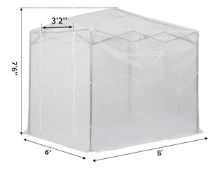 The Crown Shades greenhouse for cannabis plants