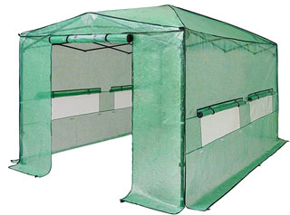 The Outfine 8x12 foot greenhouse is perfect for 6-8 large marijuana plants.
