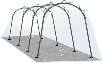 The Vivosun 5 foot greenhouse is a good investment to cover plants in later stages of flowering.